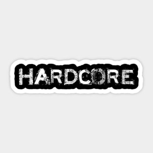 Hardcore music Sticker